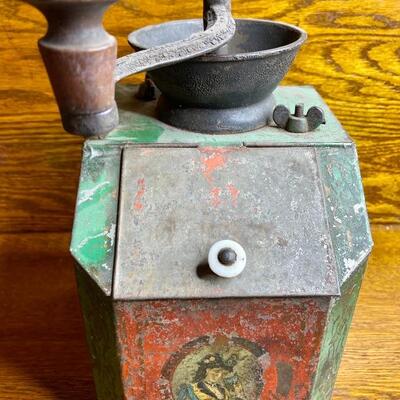 Lot 15: French Coffee Mill and more