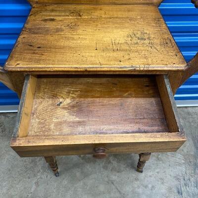 Antique Spindle Wash Stand  