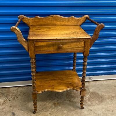 Antique Spindle Wash Stand  