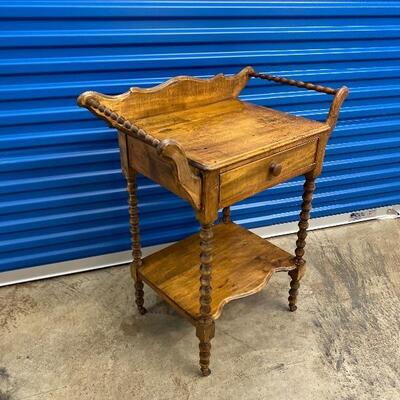 Antique Spindle Wash Stand  