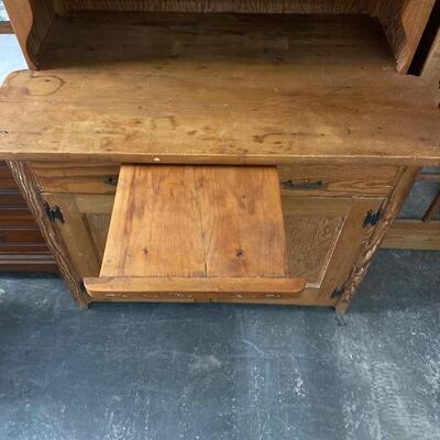 Old Rustic Solid Wood Cupboard