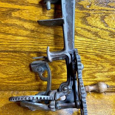 Lot 17: Goodell Cast Iron Apple Corer and more 