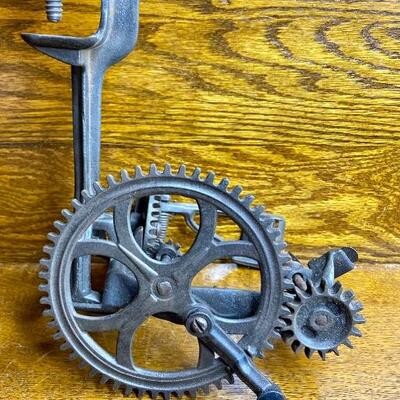 Lot 17: Goodell Cast Iron Apple Corer and more 