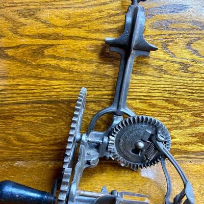Lot 17: Goodell Cast Iron Apple Corer and more 