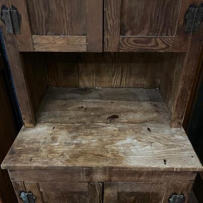 Old Rustic One Piece Cabinet 