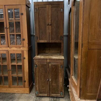 Old Rustic One Piece Cabinet 