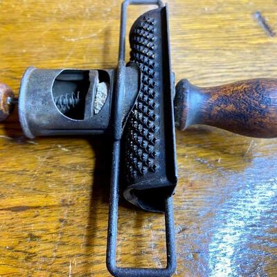 Lot 18: Cast Iron Apple Corer and more