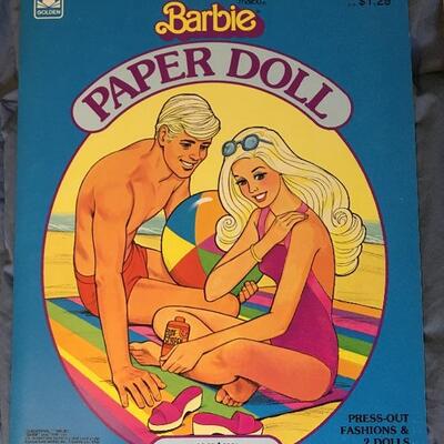 Collection of 7 Vintage Paper Doll Sets with Lady Diana, Trixie Belden, Barbie and more...