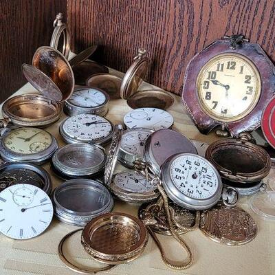 Lot 118: Pocket Watch Cases/Parts