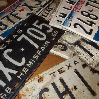 30+ Texas License Plates 