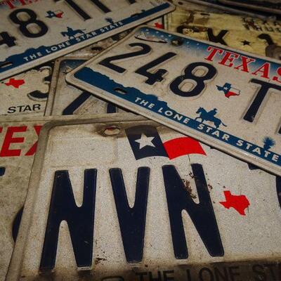 30+ Texas License Plates 