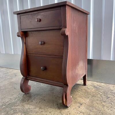 Old Oak Nightstand or End Table - See Details