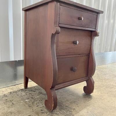 Old Oak Nightstand or End Table - See Details