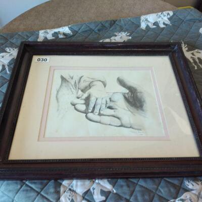 Lot 030   Hand in Hand Picture