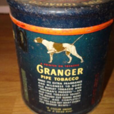 Vintage Granger Pipe Tobacco Tin - Rusty 