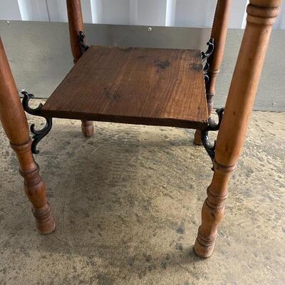 Rustic Wood Side Table