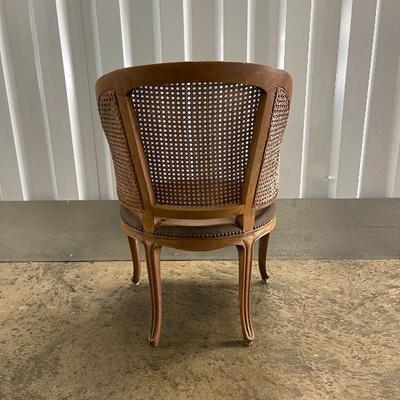 French Provincial Cane Back Sitting Chair
