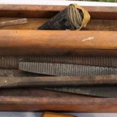 Lot 65 G: Vintage Tool Boxes and Tools