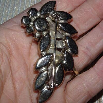 Baby Blue Rhinestone Brooch