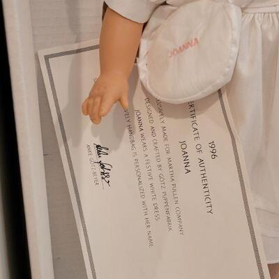 Lot 191: GÃ¶tz Joanna Doll- New in Box