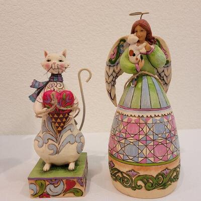 Lot 196: Jim Shores Deco (one has box, one does not)