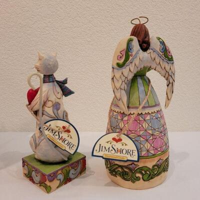 Lot 196: Jim Shores Deco (one has box, one does not)