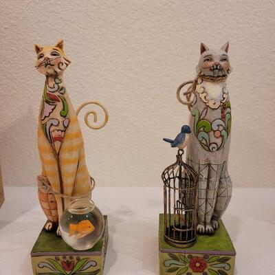 Lot 197: NEW Jim Shores "Jilly" & "Milly"