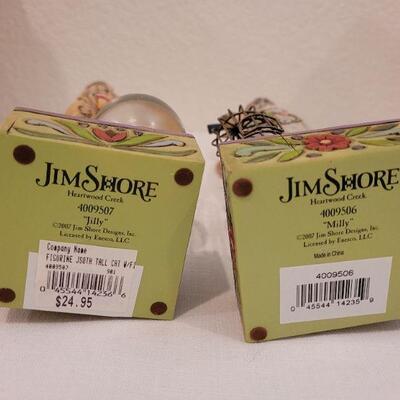 Lot 197: NEW Jim Shores "Jilly" & "Milly"