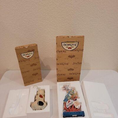 Lot 198: NEW Jim Shores "Hearts Full of Love" & "Sea Life's Beauty"