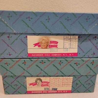 Lot 202: Vintage MADAME ALEXANDER "Dolly" & "Bride"