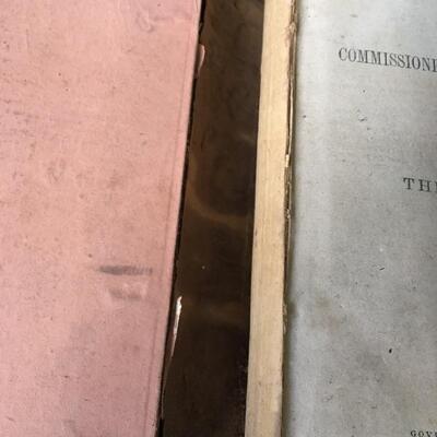 Lot of 3 Antique Rare Books 1853-1874