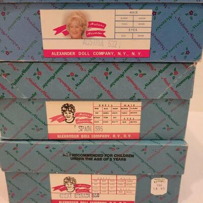 Lot 205: Vintage MADAME ALEXANDER "Austria", "Spain" & "Great Britain"