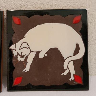 Lot 207: Beshear Art Tiles (3)