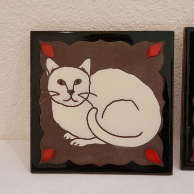 Lot 207: Beshear Art Tiles (3)