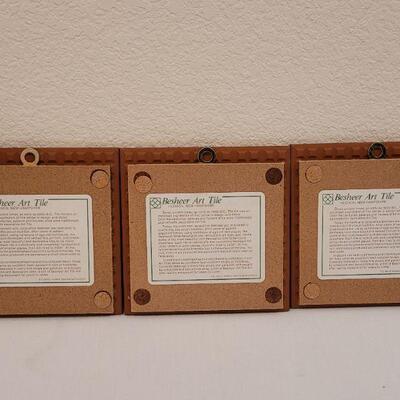 Lot 207: Beshear Art Tiles (3)