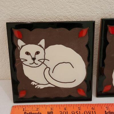 Lot 207: Beshear Art Tiles (3)