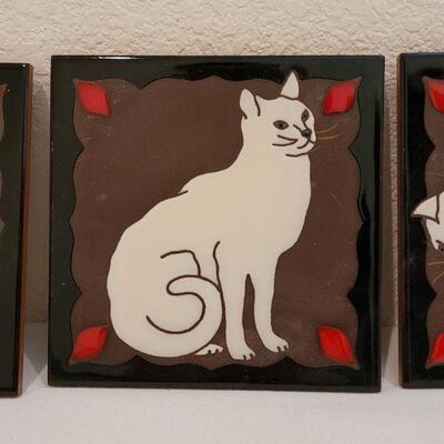 Lot 207: Beshear Art Tiles (3)