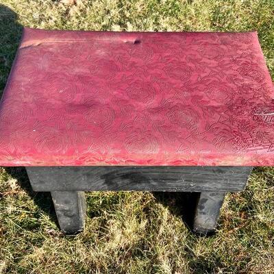 Lot 73: Antique Bench and chair