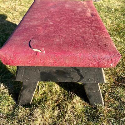 Lot 73: Antique Bench and chair