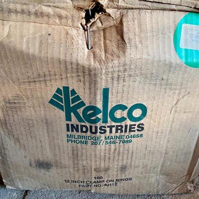 Lot 81: Kelco Industries clamp rings and nore