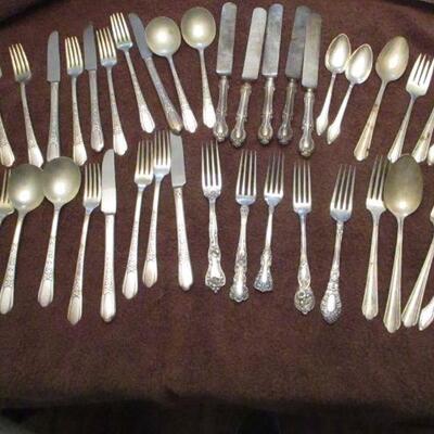 Lot 243 - Stainless & Silver Plated & Sterling Silverware - Alvin Rogers Simcon