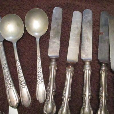Lot 243 - Stainless & Silver Plated & Sterling Silverware - Alvin Rogers Simcon
