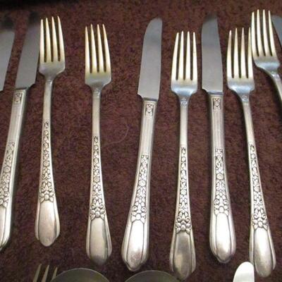 Lot 243 - Stainless & Silver Plated & Sterling Silverware - Alvin Rogers Simcon