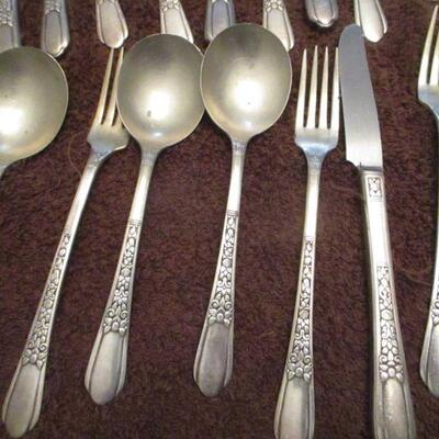 Lot 243 - Stainless & Silver Plated & Sterling Silverware - Alvin Rogers Simcon