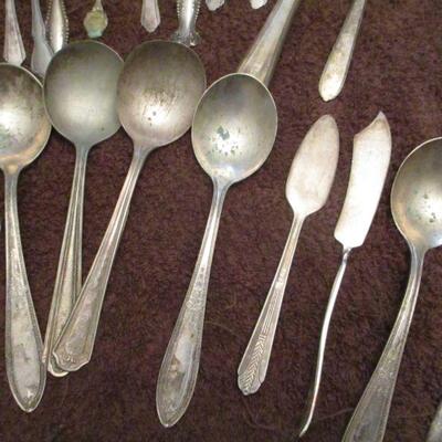 Lot 244 - Stainless & Silver Plated Silverware - Landers International Rogers Willshire