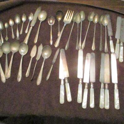 Lot 244 - Stainless & Silver Plated Silverware - Landers International Rogers Willshire