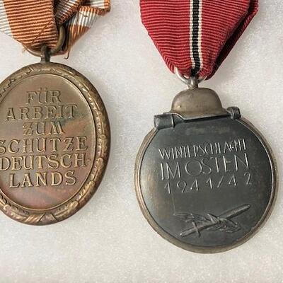 LOT#411B: Assorted Nazi Medals & Iron Crosses