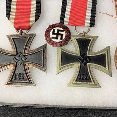 LOT#411B: Assorted Nazi Medals & Iron Crosses