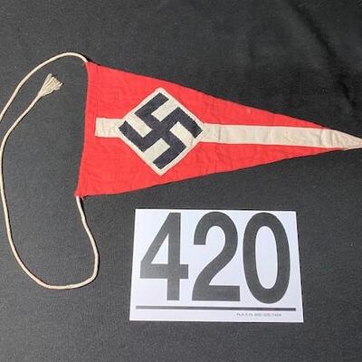 LOT#420B: WWII 3rd Reich Hilter Jugend Pendent
