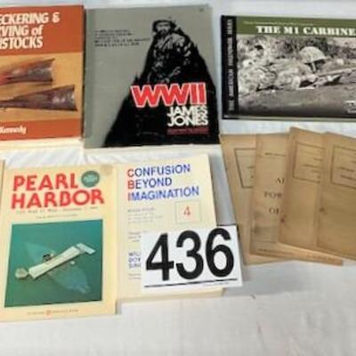 LOT#436: American Firearm & Military WWII Books (#9)